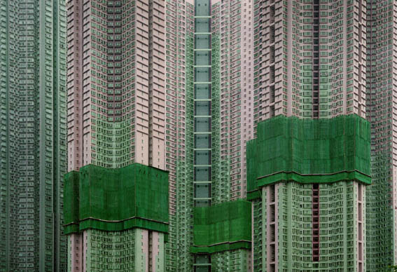 From Michael Wolf's Hong Kong "Architecture of Density" series