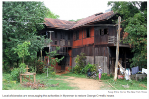 NYT picture of the house Orwell lived in. Click for story and full size.